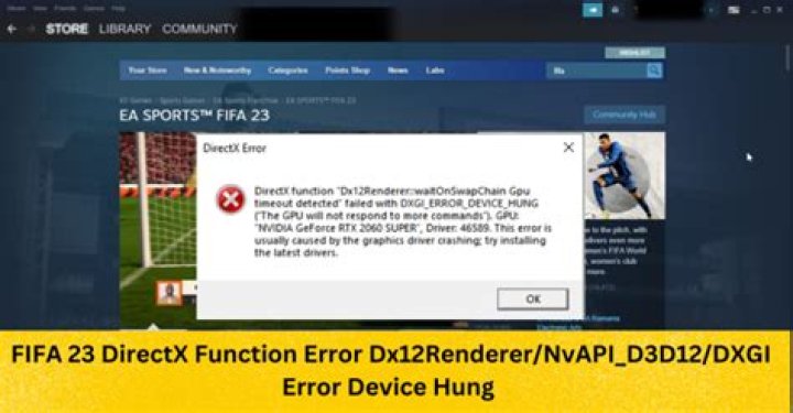 How to Fix / Solve FIFA 23 DirectX Error - SarkariResult